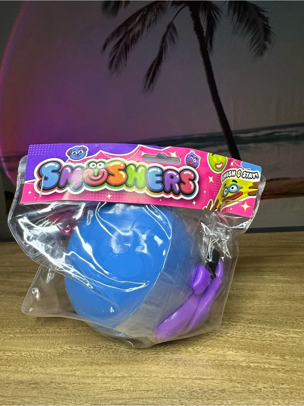 Blue Dog Squishy Ball